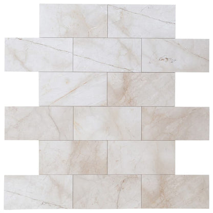 Calista Cream Light Beige Marble Floor and Wall Tile - Livfloors Collection