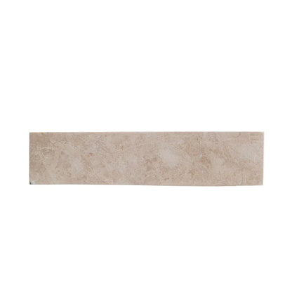 Cappuccino Beige Marble Rectangular Above Vanity Bathroom Sink (W)18" (L)21.5" (H)5"