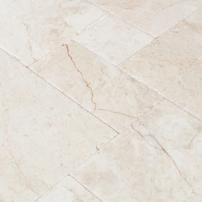 Cappuccino Beige Versailles Pattern Marble Tile - Livfloors Collection