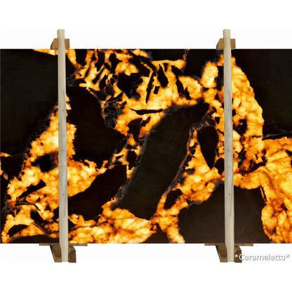 Caramelatto Beige Bookmatching Marble Slabs Polished - Livfloors Collection