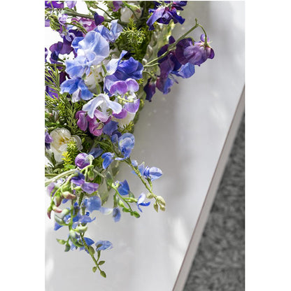 Sweeet Pea Ranunculus Artifical Faux Botanical Flower Arrangement