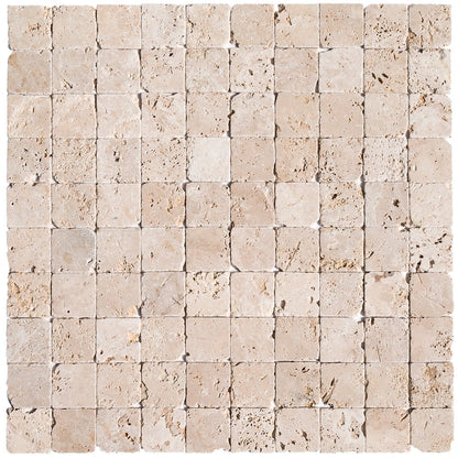 Rustic Beige Travertine Tumbled Floor and Wall Tile - Livfloors Collection