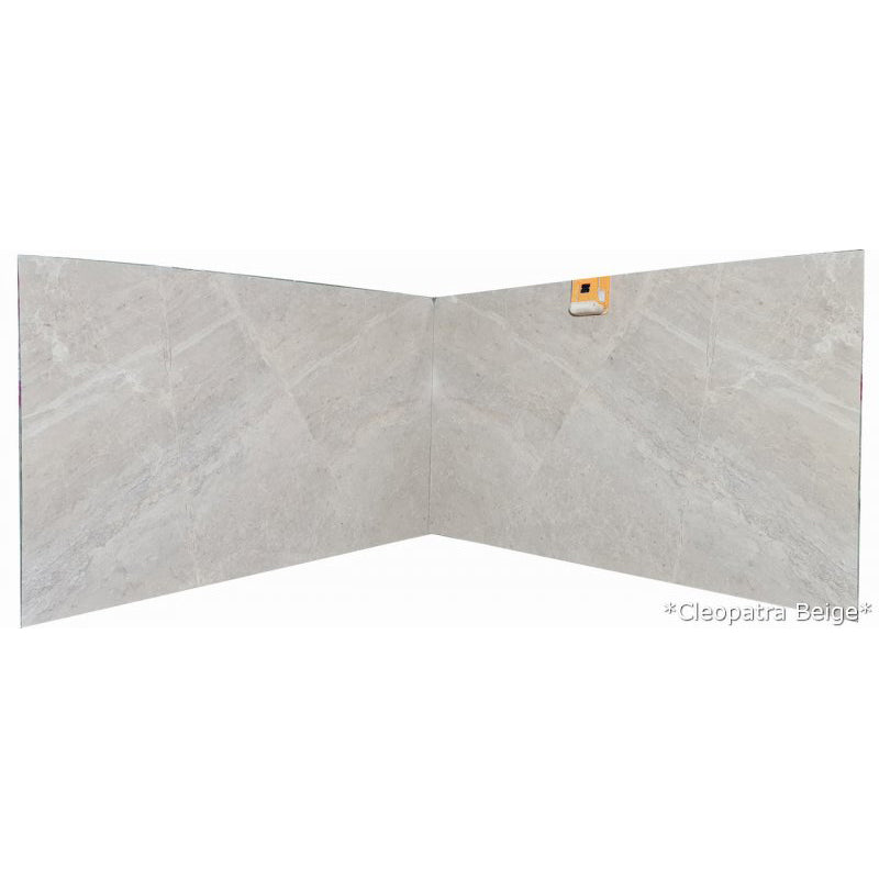 Cleopatra Beige Bookmatching Marble Slabs Polished - Livfloors Collection