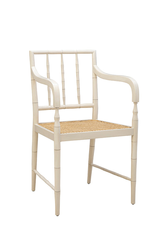 Cream Reynolds Dining Room Arm Chair by Furniture Classics