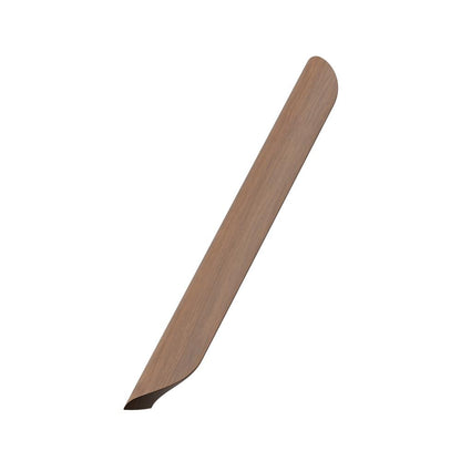 Lacquered Walnut Wood "Archive" Tab Drawer Pulls