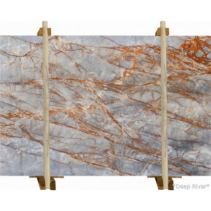 Deep River Gray Bookmatching Marble Slabs Polished - Full Truckload