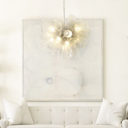 Fanad Chandelier Clear Resin/Silver