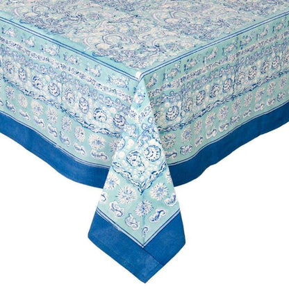 French Tablecloth La Mer Aqua