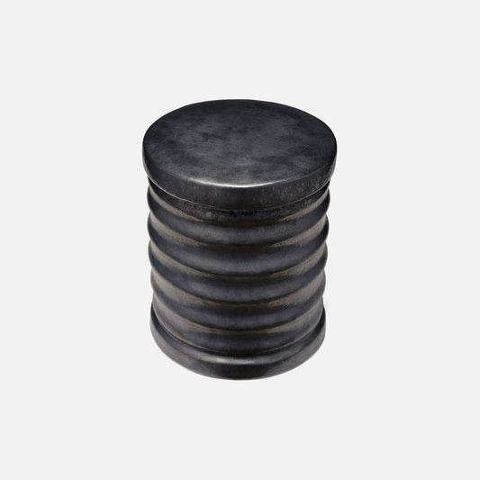 Huston Stool Anthracite Stoneware
