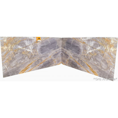 Gris Ardiente Gray Bookmatching Marble Slabs Polished - Full Truckload
