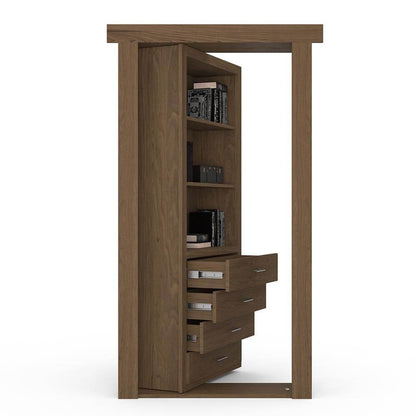 Hidden Flush Mount Maple Dresser Door