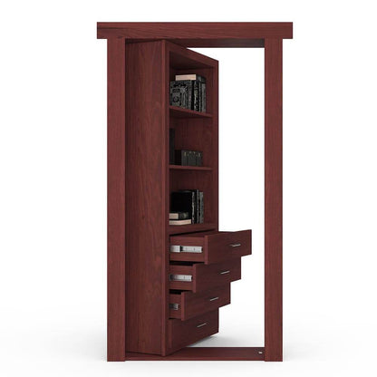 Hidden Flush Mount Maple Dresser Door