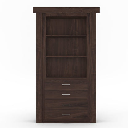 Hidden Flush Mount Maple Dresser Door