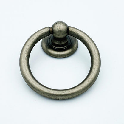 Plain Antique Silver Ring Pulls Hardware Cabinet Pull Drawer Pull