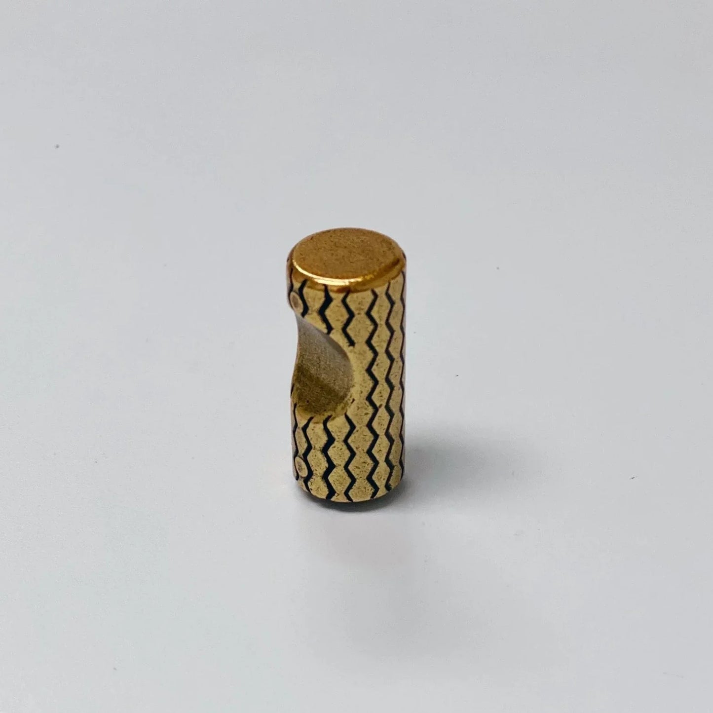 U-Shaped "Venice" Drawer Pull in Antique Brass