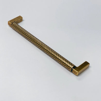 U-Shaped "Venice" Drawer Pull in Antique Brass
