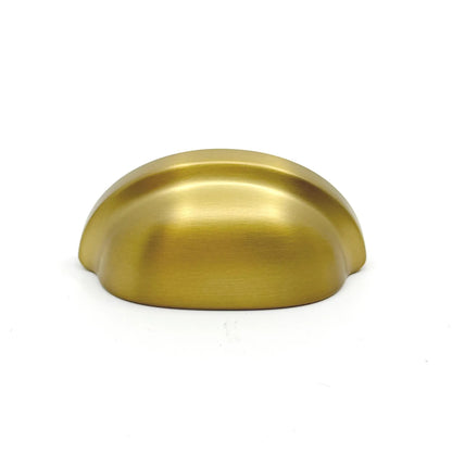 Dark Brushed Gold "Baron" Cup Pull and Knobs