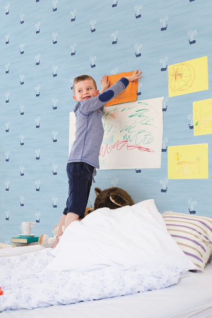 Day Dreamers Tiny Whales Kids Unpasted Wallpaper