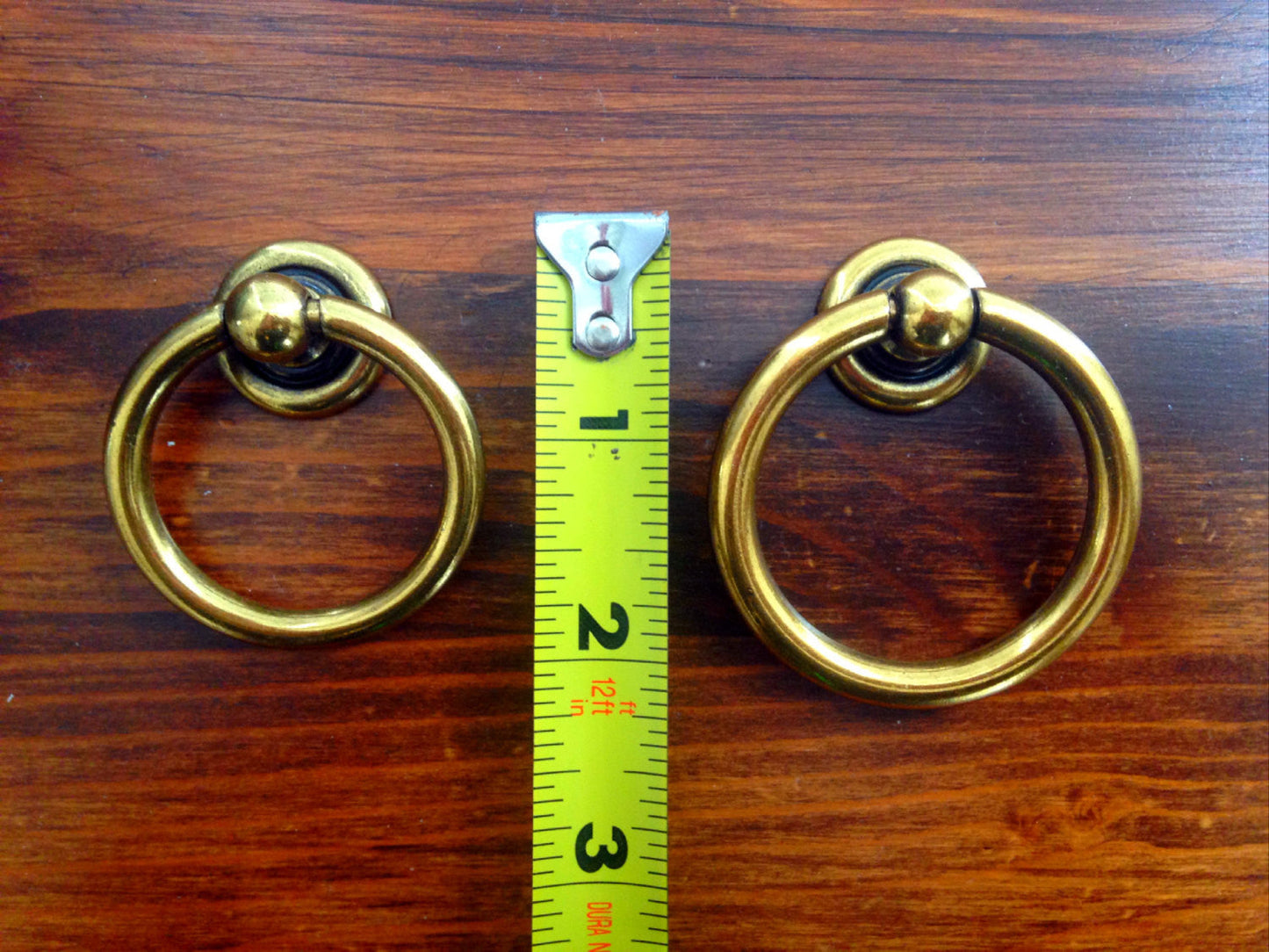 Plain Brass Ring Pulls Hardware Cabinet Pull Drawer Pull