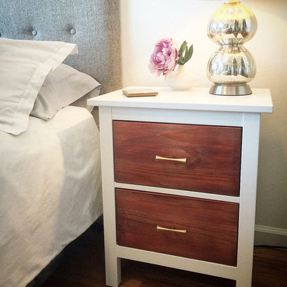 Satin Gold "Century" MCM 01 Drawer Pull - Cabinet Hardware