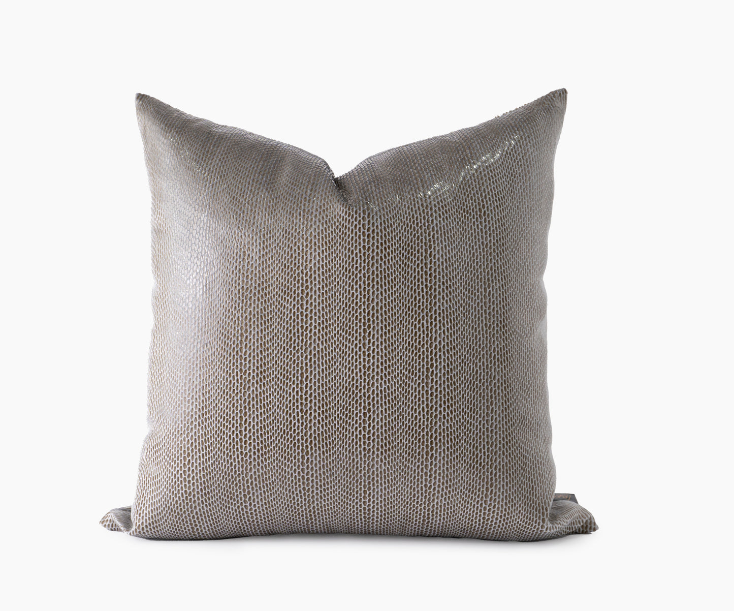 SERPENT-GRIS THROW PILLOW