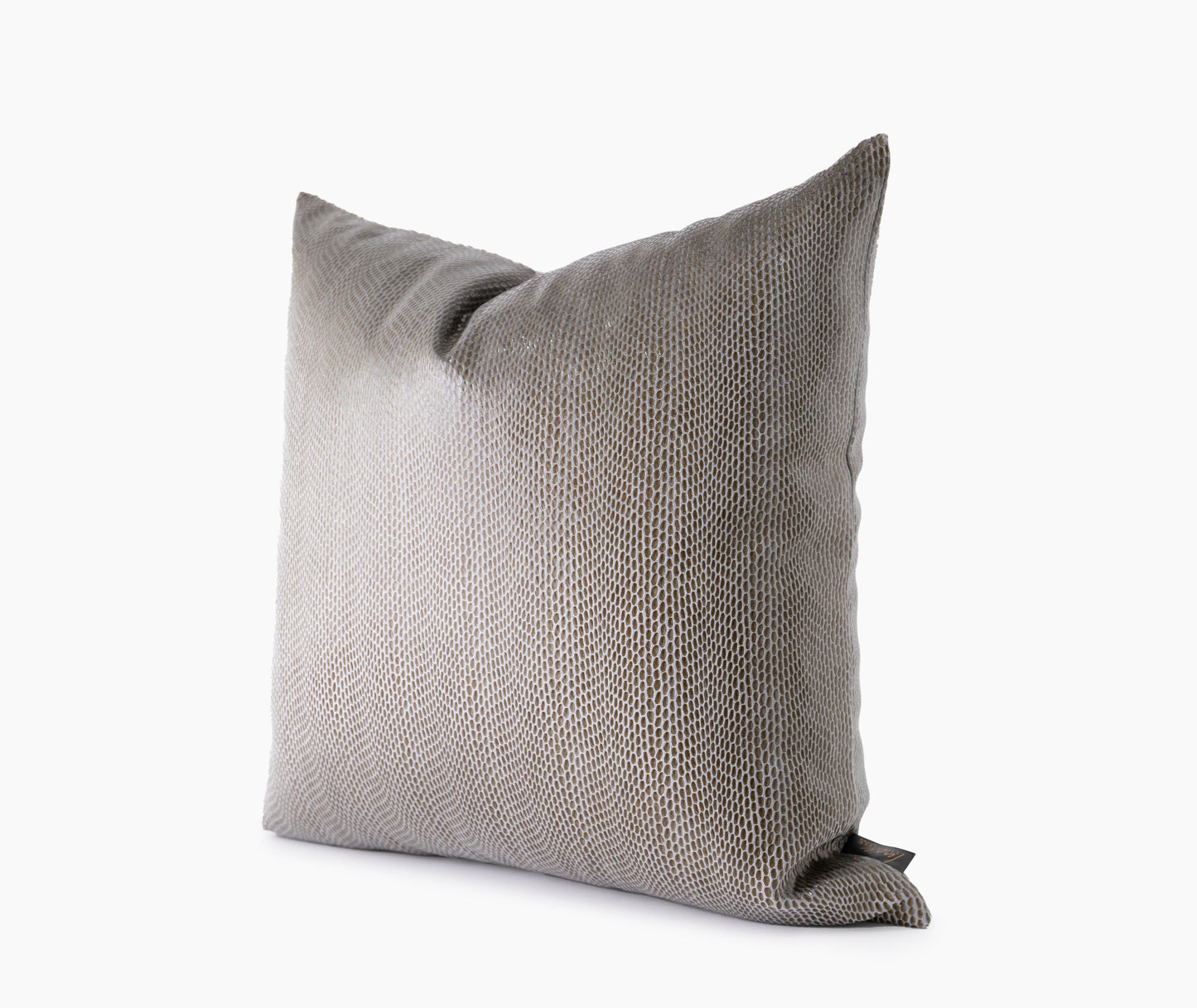 SERPENT-GRIS THROW PILLOW