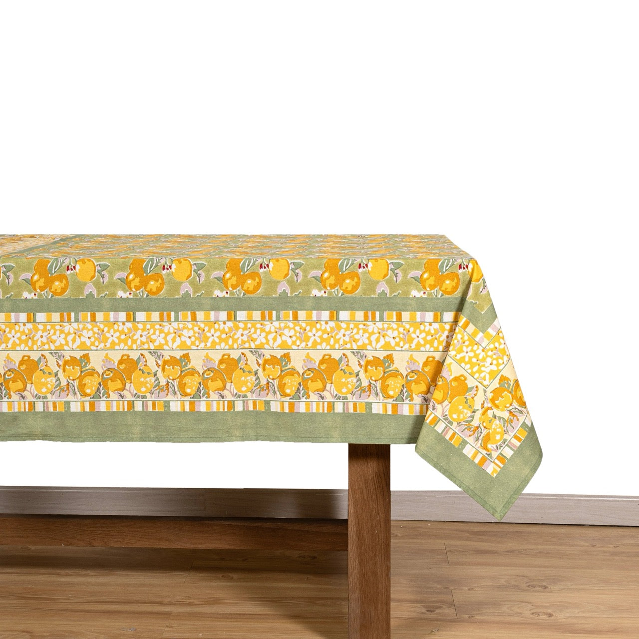French Tablecloth Citron Vert & Yellow