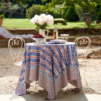 French Tablecloth Avignon Red & Blue-Out of Stock