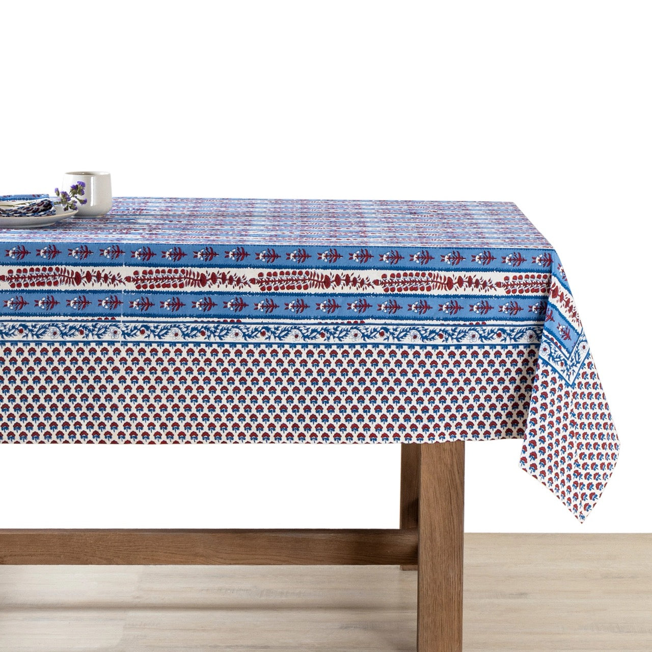 French Tablecloth Avignon Red & Blue-Out of Stock