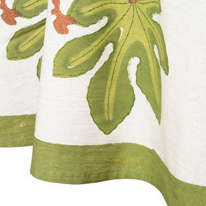 French Tablecloths Fig Red & Green-Discontinued