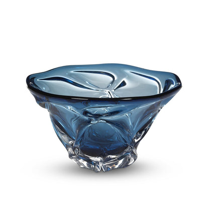 Tidal Glass Bowl, Blue