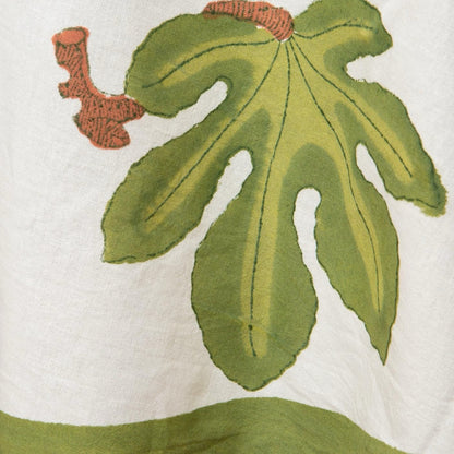 French Tablecloths Fig Red & Green-Discontinued