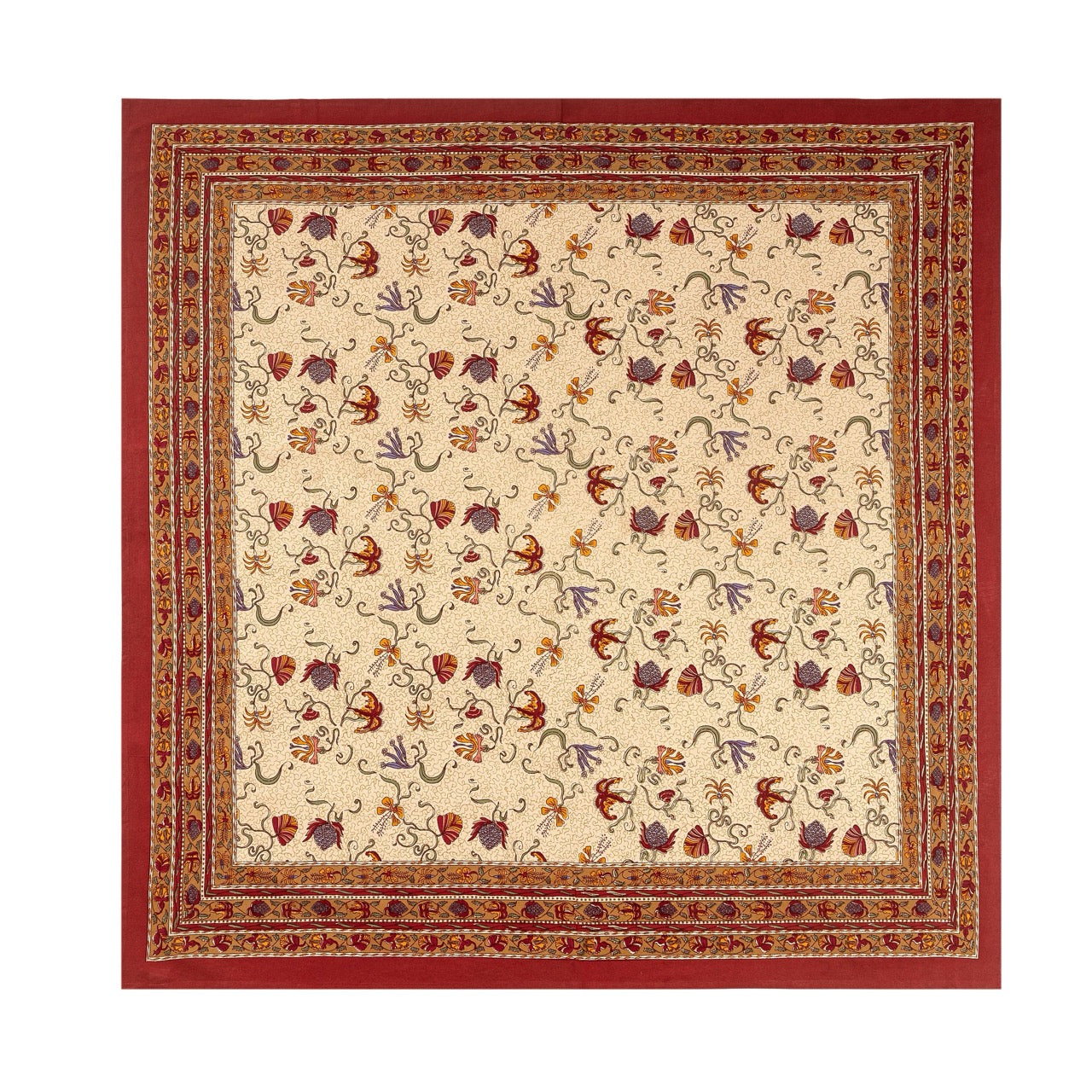 Couleur Nature Paris Fleur des Indes Tablecloth - Thumbnail 4