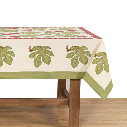 French Tablecloths Fig Red & Green-Discontinued
