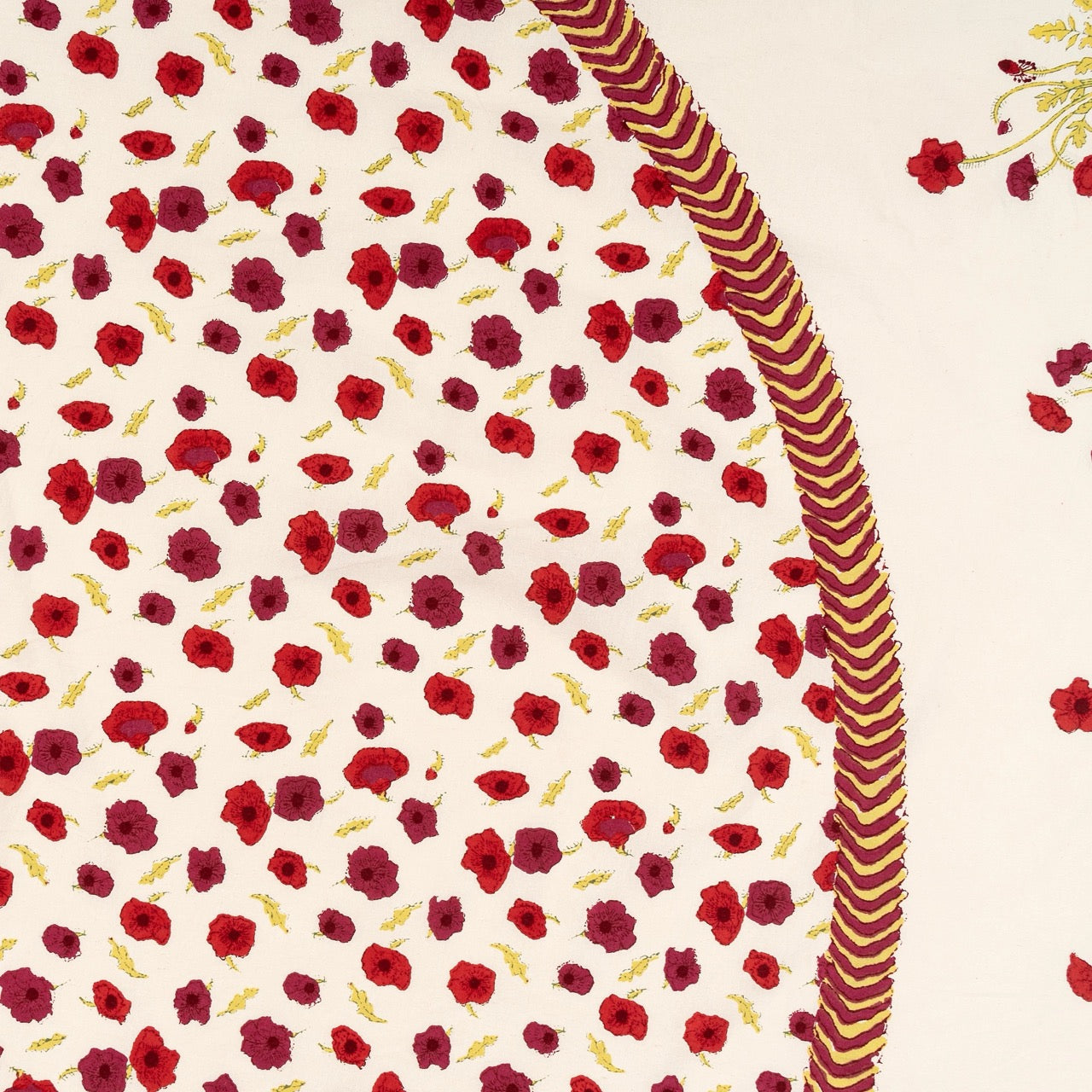 French Tablecloth Poppies