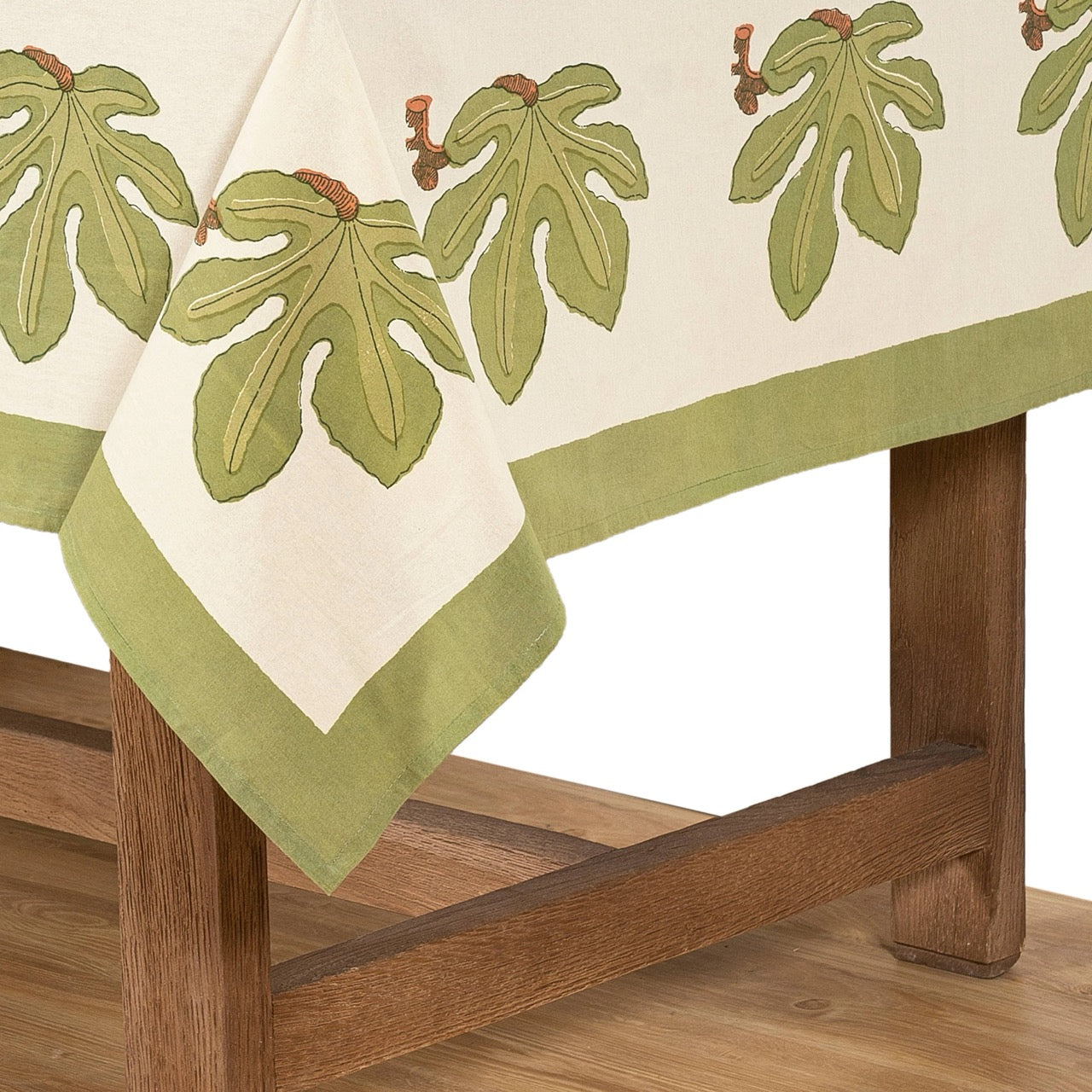 French Tablecloths Fig Red & Green-Discontinued