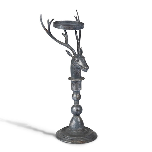 Rustic Deer Candle Holder, Large