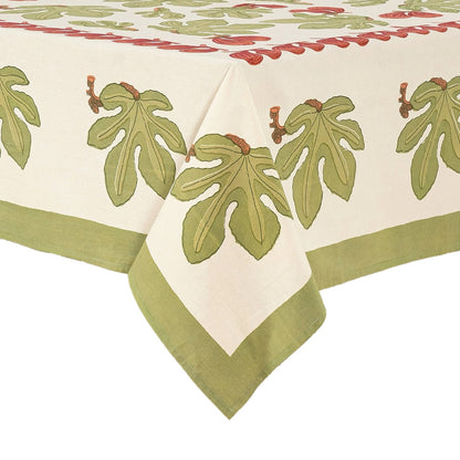 French Tablecloths Fig Red & Green-Discontinued