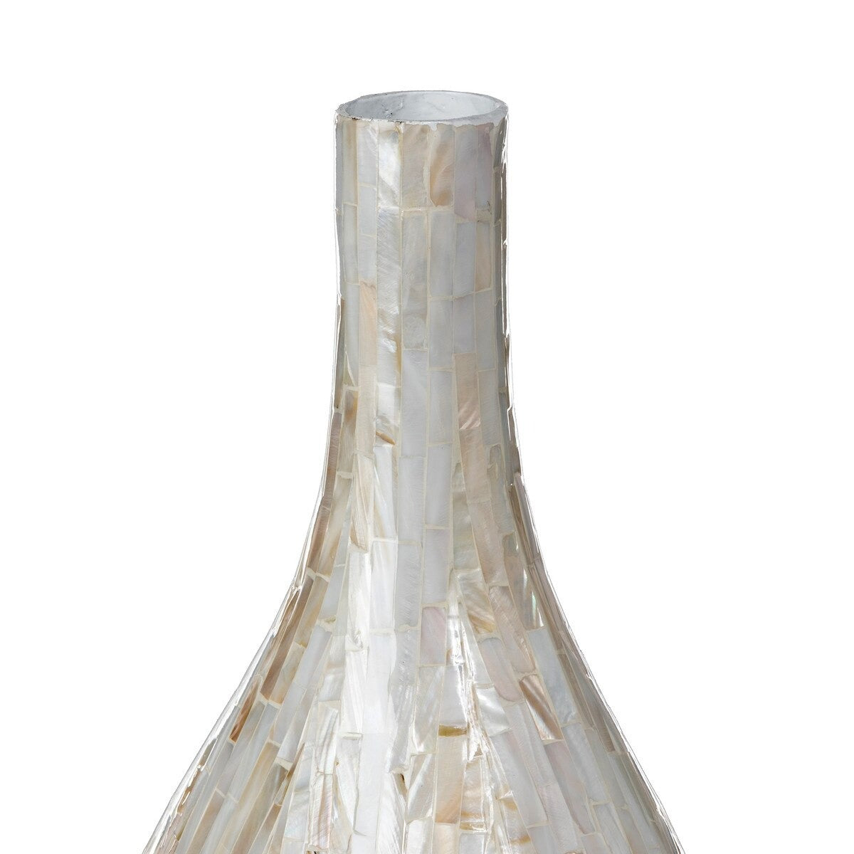 Capraia Coast Mosaic Vessel, Mother of Pearl