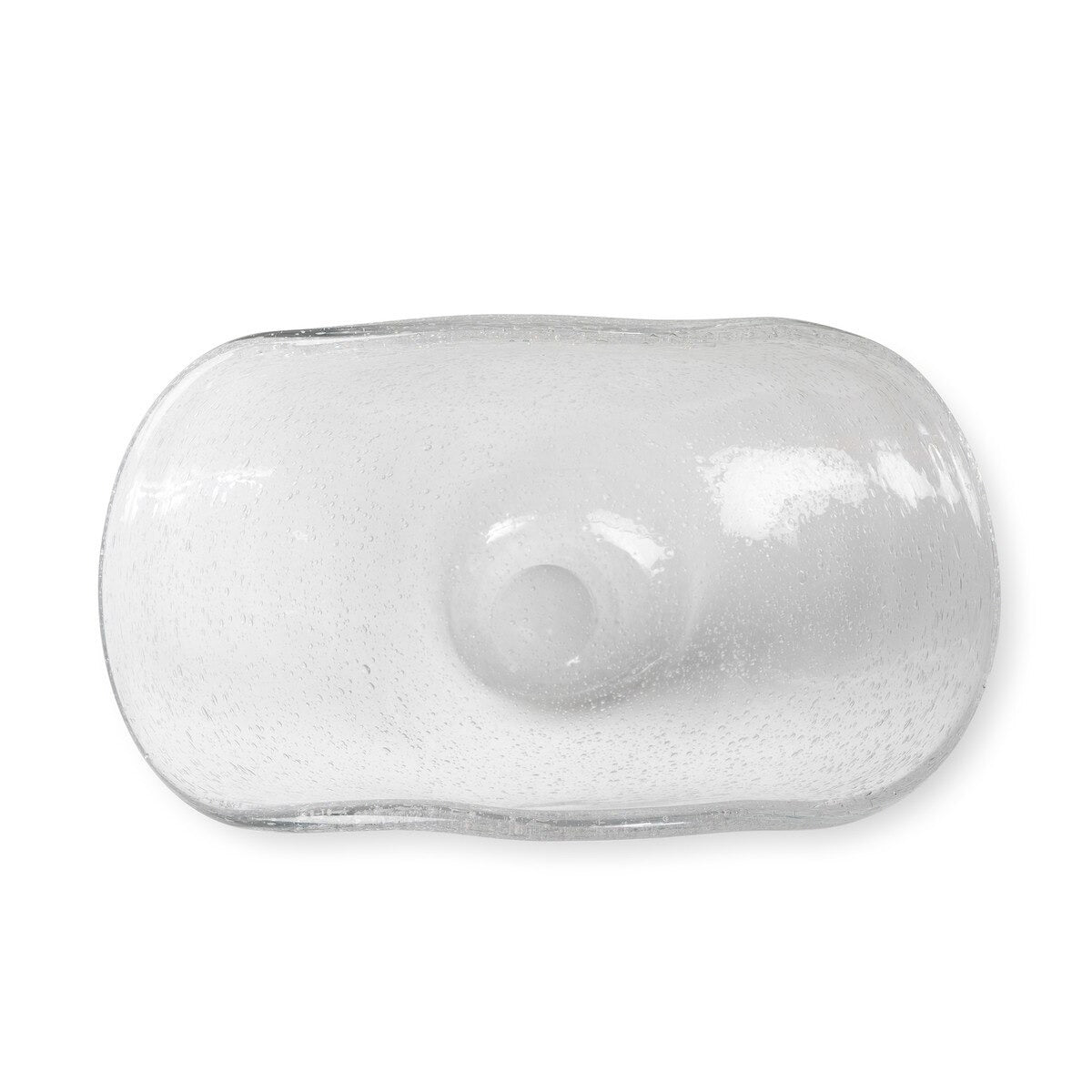 Ruffle Glass Bowl, Clear (2-Pack)