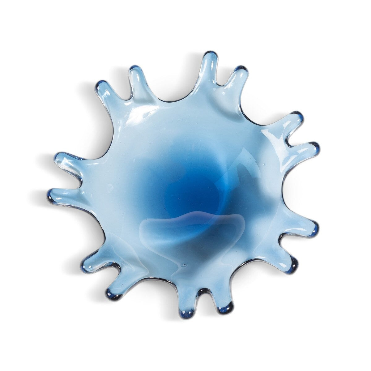 Calypso Glass Bowl, Blue (2-Pack)