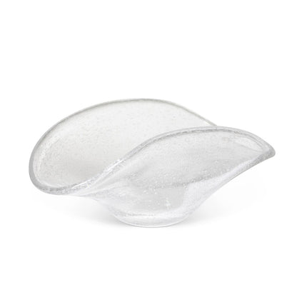 Ruffle Glass Bowl, Clear (2-Pack)