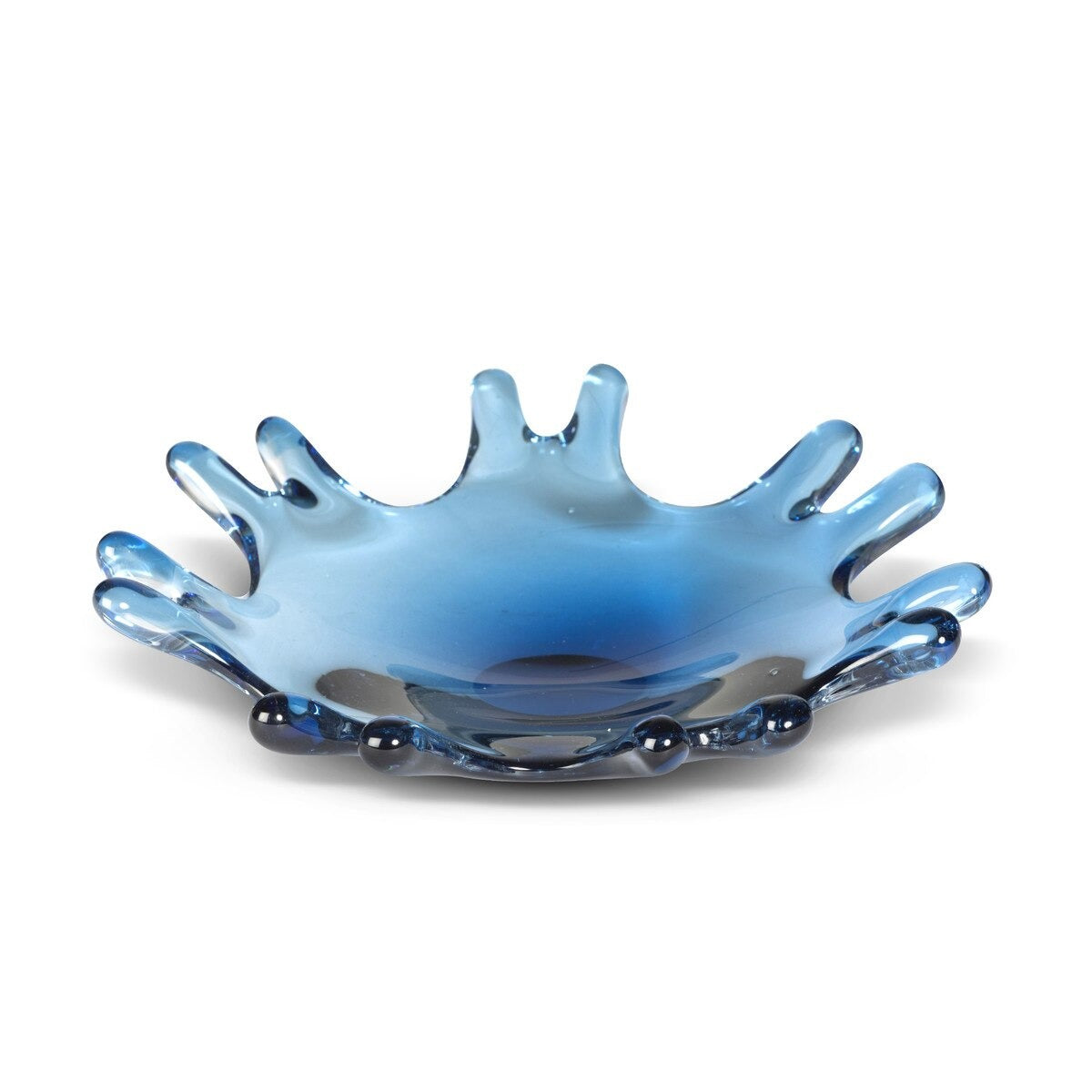Calypso Glass Bowl, Blue (2-Pack)