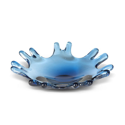 Calypso Glass Bowl, Blue (2-Pack)