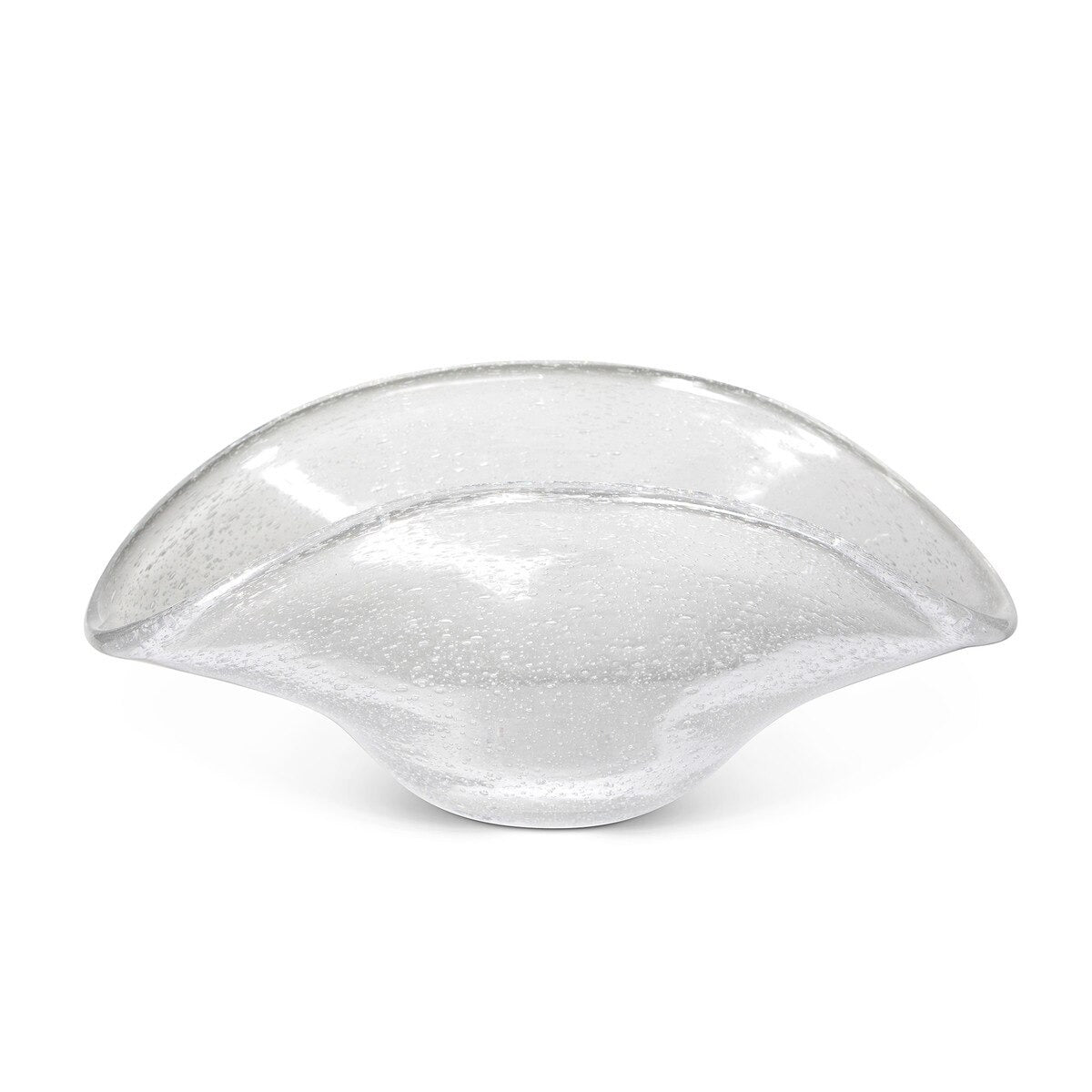 Ruffle Glass Bowl, Clear (2-Pack)