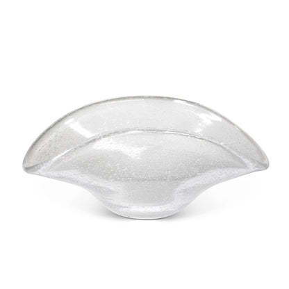 Ruffle Glass Bowl, Clear (2-Pack)