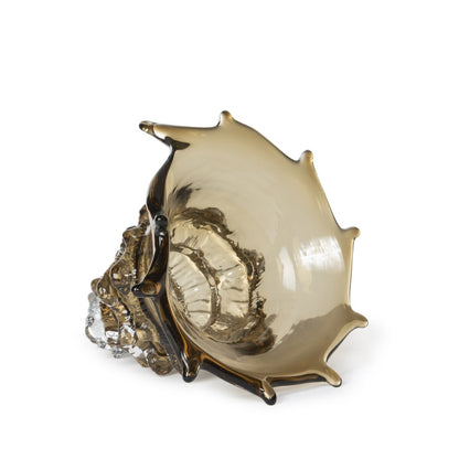 Lagoon Glass Sea Shell, Sandy Tan