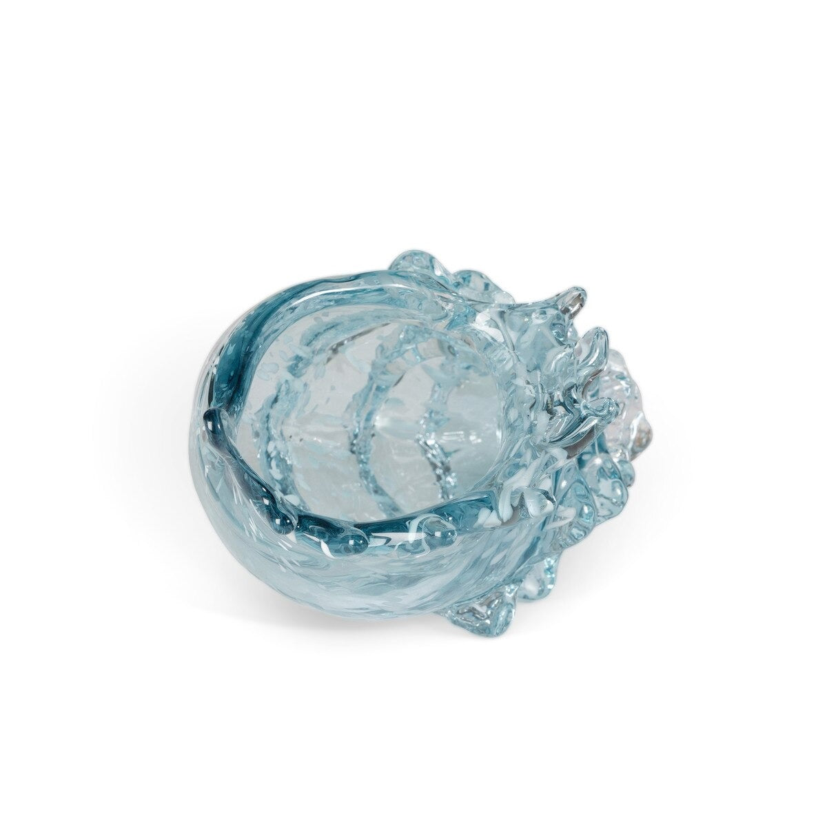 Lagoon Glass Seashell, Aqua
