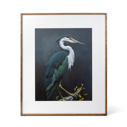 Birds of a Feather Framed Heron Wall Art, 2 Assorted Styles