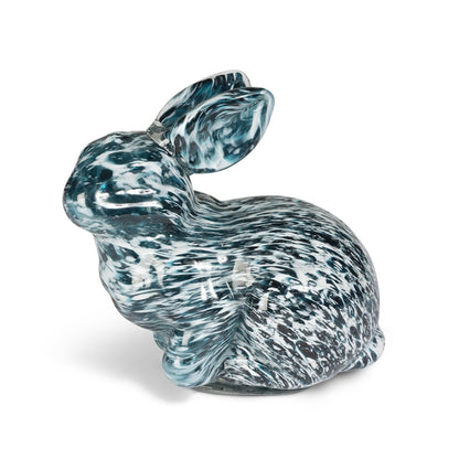 Blue Glass Bunny, Large
